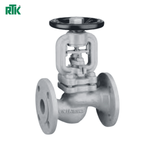 Válvulas de parada manuais com vedação de fole HV 8014 / HV 8214 - RTK